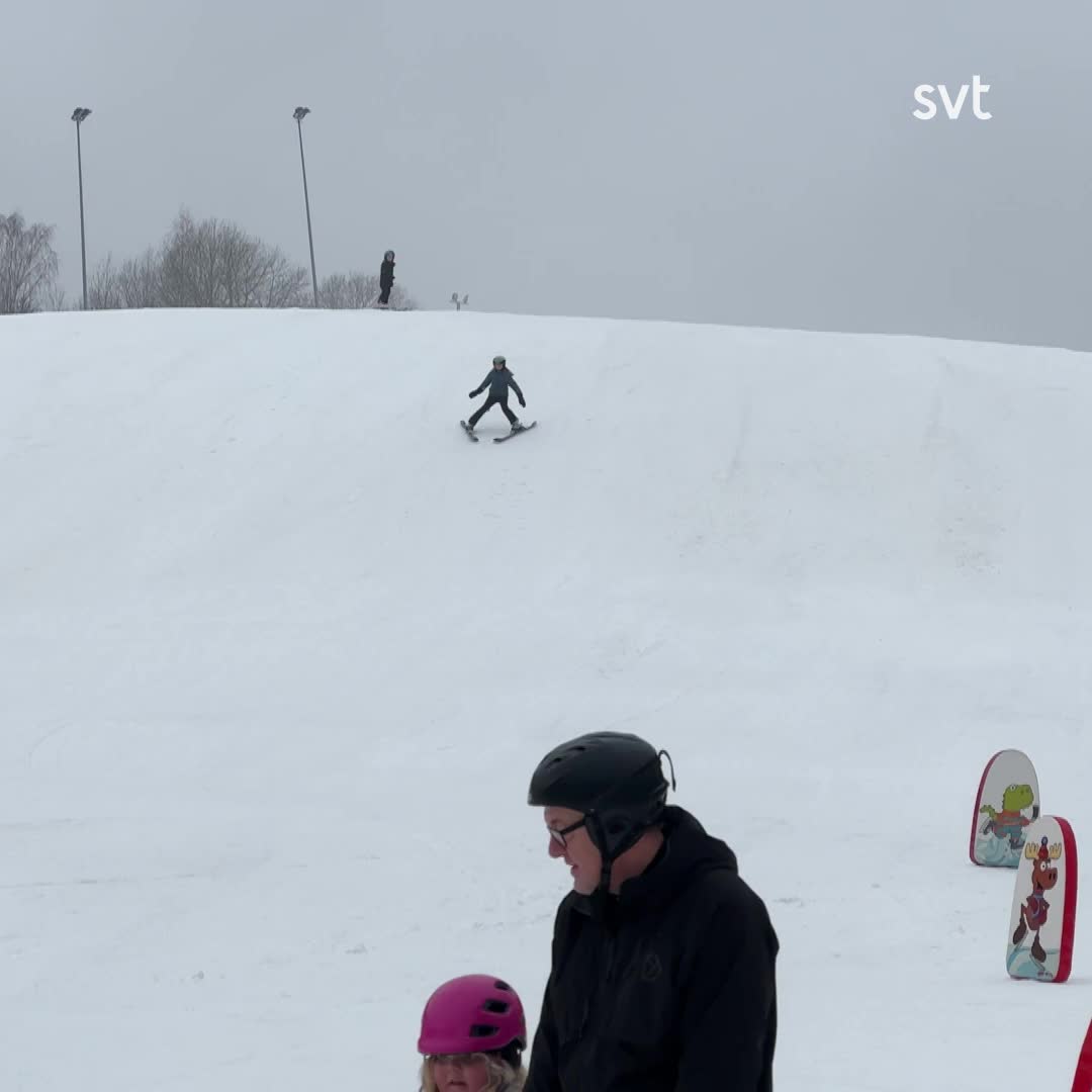 Efterlängtad premiär i slalombacken